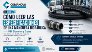 como leer especificaciones de una manguera de succion
