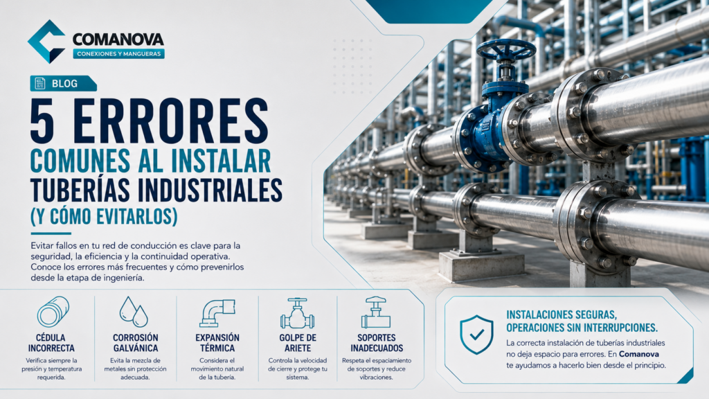 errores comunes de instalar tuberias